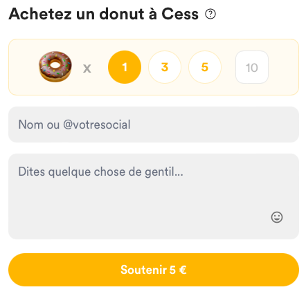 Achetez un Donut à Cess