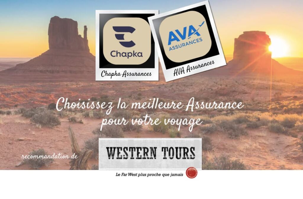 Affiche Western Tours "choisissez la meilleure assurance"